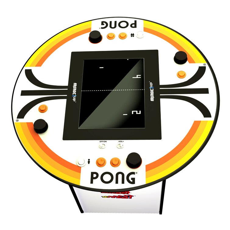 Arcade1Up Pong 4 Player Pub Table, 8 Games in 1